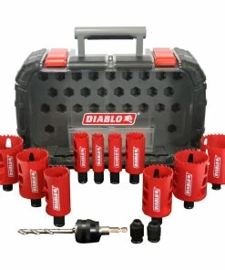 Buy 👏 Diablo Tools 2-9/16 in. Hole Saw Kit 14 Piece 🎉