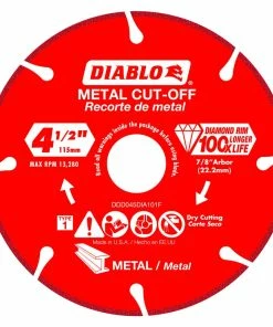 New ✔️ Diablo Tools 4-1/2 in. Diamond Wheel for Metal Cutting 🎁