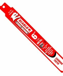 Top 10 ✔️ Diablo Tools Steel Demon™ 6 in. 20 TPI Carbide Strip Metal Reciprocating Saw Blade 👍