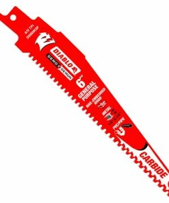 Deals 🧨 Diablo Tools Demon 6 in. 6/9 TPI Carbide Tip Reciprocating Saw Blade (10 Pack) 😀