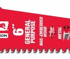 Flash Sale 😉 Diablo Tools Demon 6 in. 8 TPI Reciprocating Saw 3 Piece (Pack of 3) ✔️