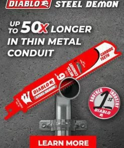 Brand new 🥰 Diablo Tools Steel Demon™ 6 in. 12 TPI Reciprocating Saw 1 Piece 👏 -Diablo Tools Sales Query 318