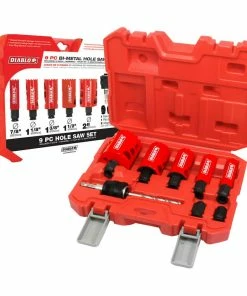Brand new ⌛ Diablo Tools 7/8 - 2 in. Hole Saw Set 9 Piece 🥰