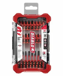 Coupon 🎁 Diablo Tools Magnetic Phillips, Square, Torx® (24 Piece) Screwdriver 🧨