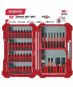 Coupon 🛒 Diablo Tools Magnetic Phillips, Square and Torx® 45 Piece Screwdriver Set 🤩
