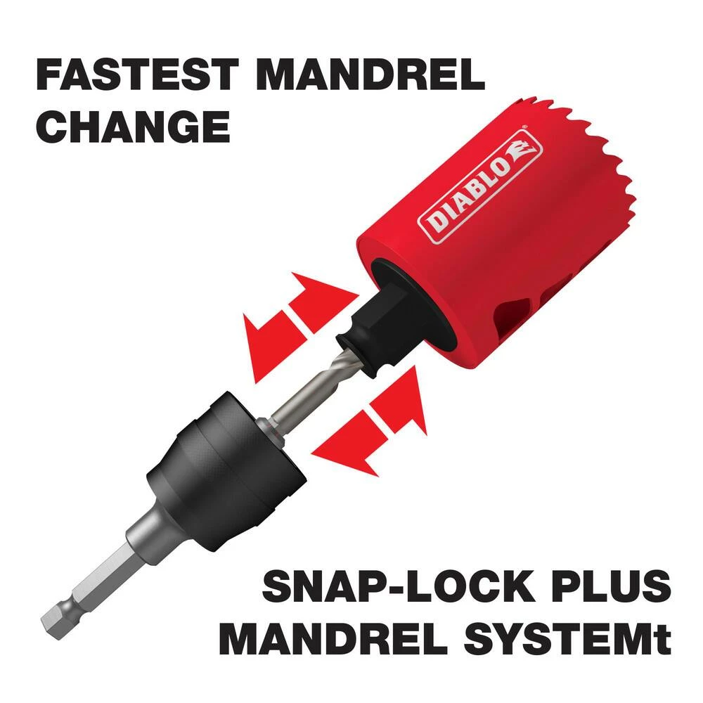 Outlet β¨ Diablo Tools 3/8 x 1-1/8 in. Hole Saw 1 Piece π 6 Outlet β¨ Diablo Tools 3/8 x 1-1/8 in. Hole Saw 1 Piece π - Image 4