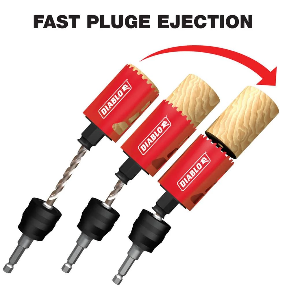 New β Diablo Tools 4-3/4 in. Hole Saw Kit 11 Piece π₯° 5 New β Diablo Tools 4-3/4 in. Hole Saw Kit 11 Piece π₯° - Image 3
