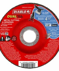Hot Sale 👍 Diablo Tools 4-1/2 in. Aluminum Oxide Dual Cut and Grind Disc ❤️
