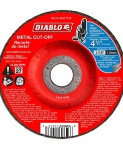 New ⭐ Diablo Tools 4-1/2 in. Cast Iron, Medium Duty, Metal, Sheet Metal and Stainless Steel Cut Off Disc 😀